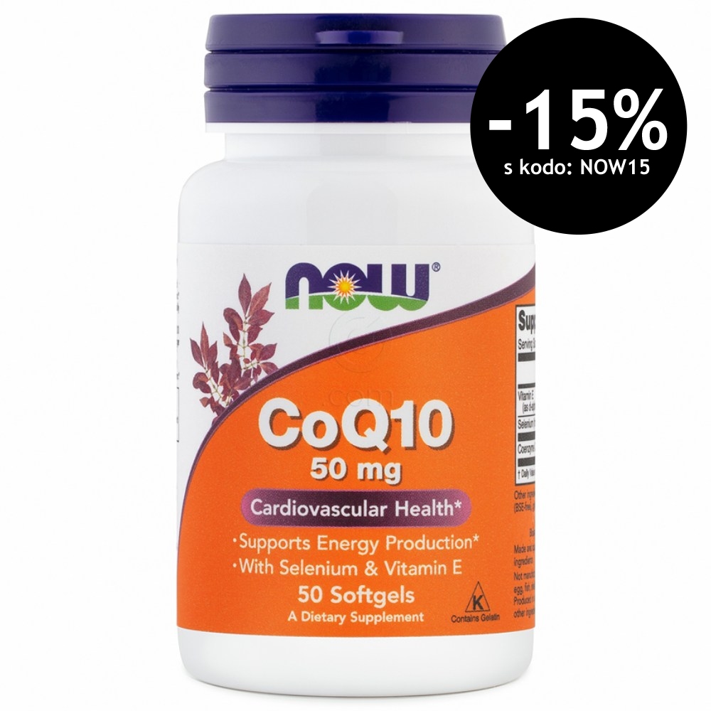 Koencim Q10 50 mg NOW, kapsule (50 kapsul)